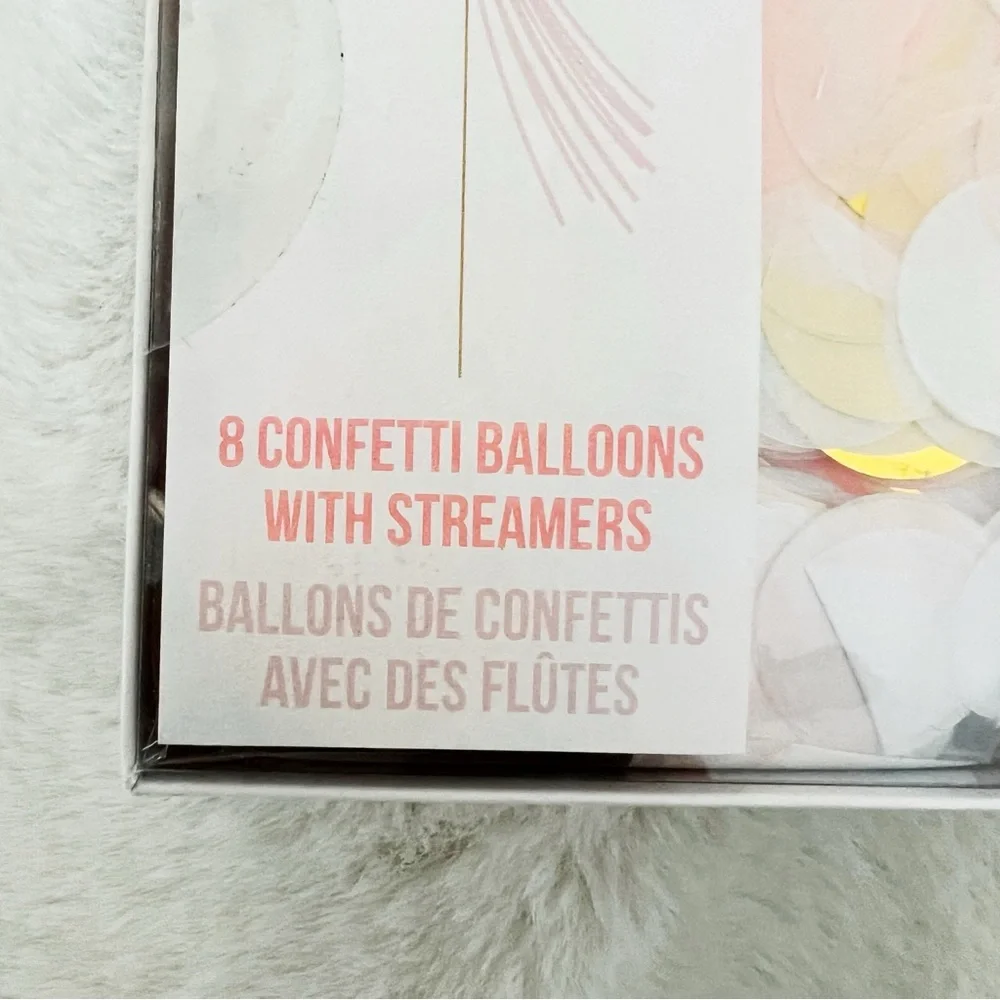 Meri Meri 8 Confetti Balloons with Streamers Set